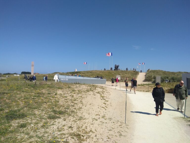 Just behind the beaches