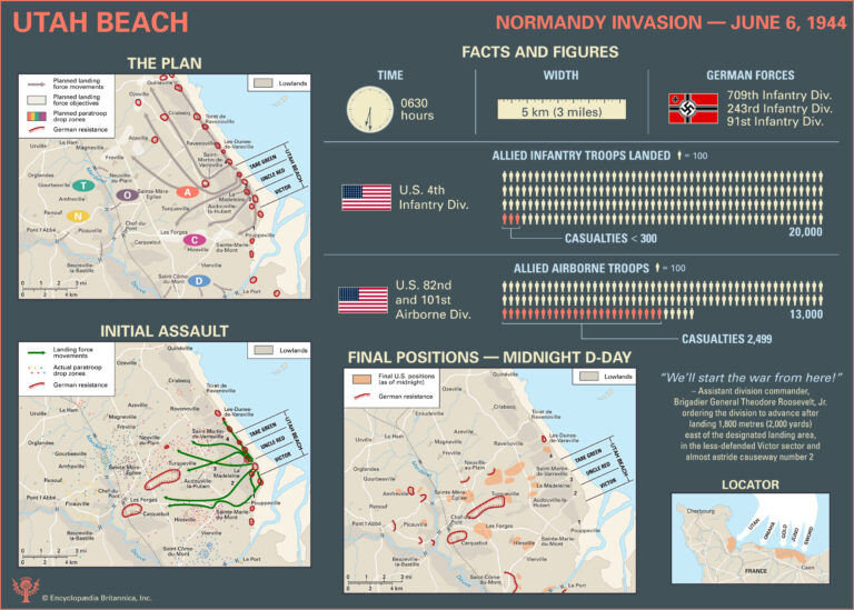 utah beach map